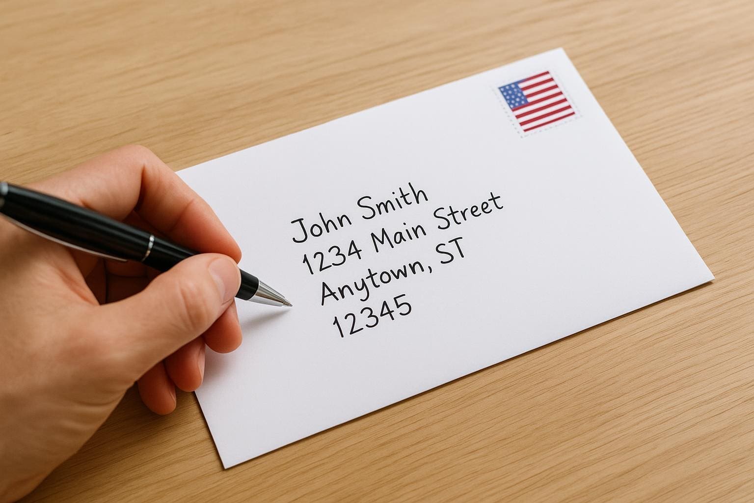 how to format a mailing address