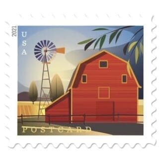 Barns Stamps Postcard Rate (Roll Of 100)