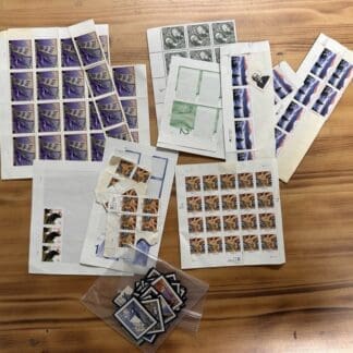 High Value Stamps Lot, Usable Condition ($484.87 Face Value)
